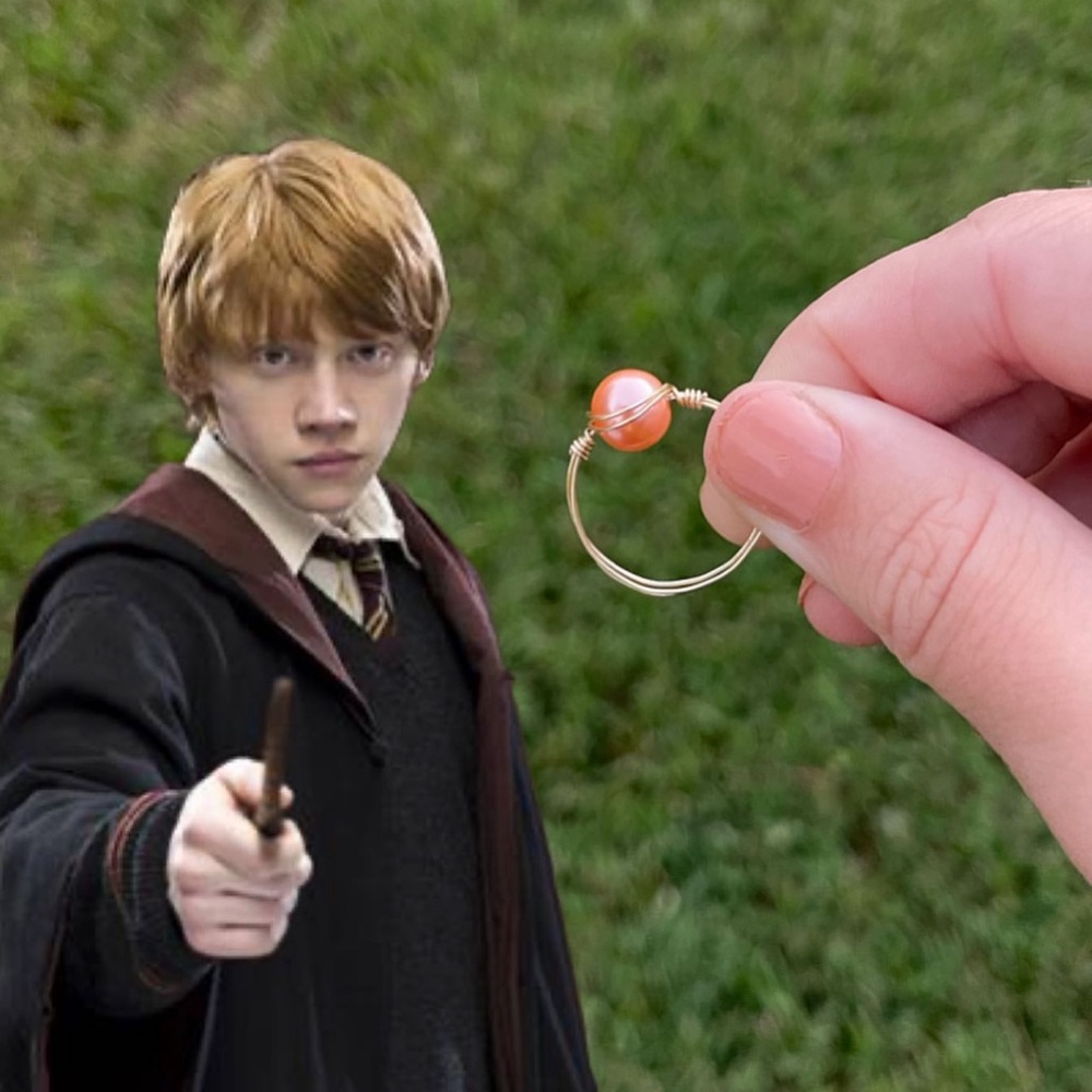 Ronald Weasley inspired ring